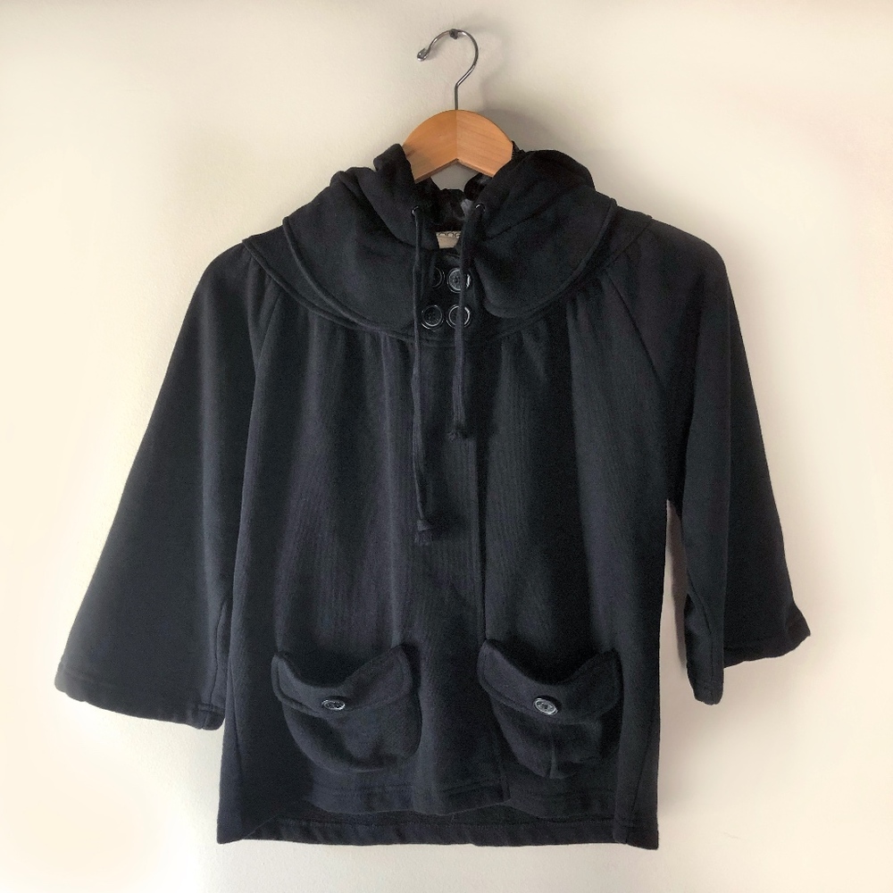 O'Neill Black Fleece Cape / Hoodie